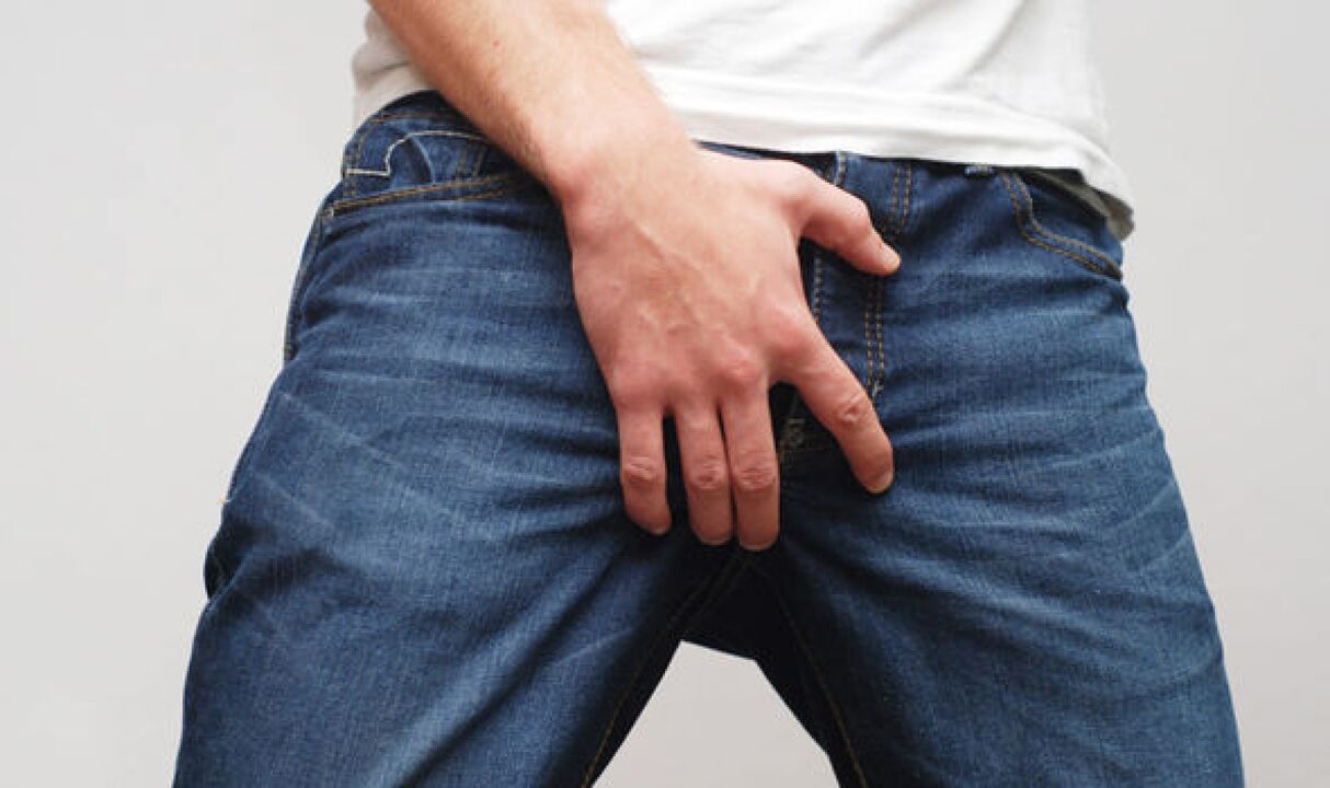 Pain in the groin with prostatitis