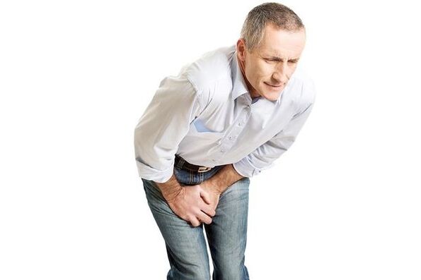 pain in the groin before taking Weiprost capsules